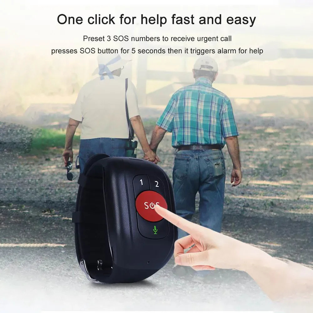 Elderly 4G LTE SOS Watch GPS T - đánh giá và giá Fall Detection Watch
