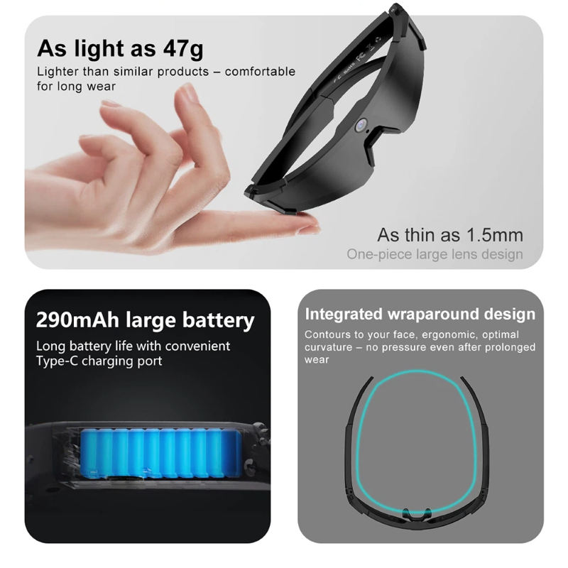 Oneplus Al Smart Glasses 8K Re - đánh giá và giá Smart Glasses Lens