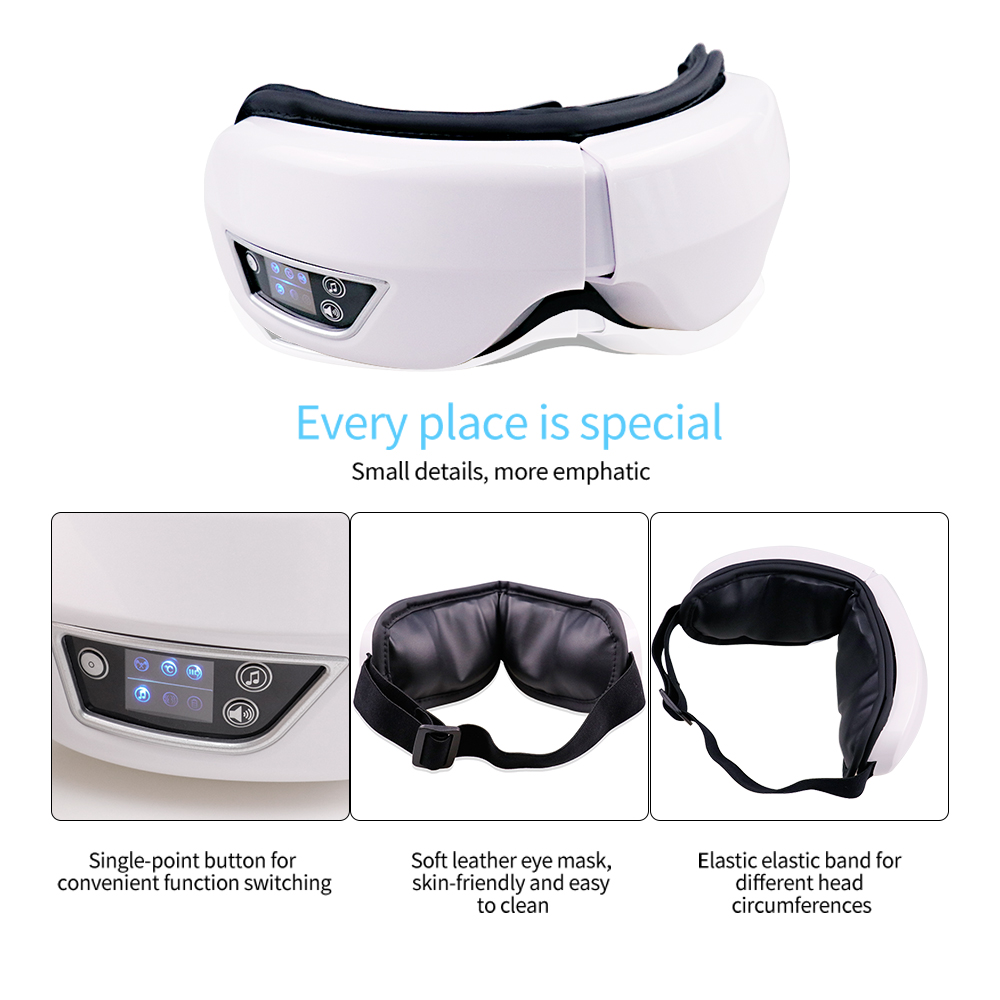 Electric Eye Massager Bluetoot - đánh giá và giá Light Therapy Glasses