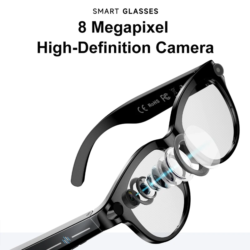 Lenovo AI Smart Glasses 8K Rem - đánh giá và giá Smart Glasses Lens