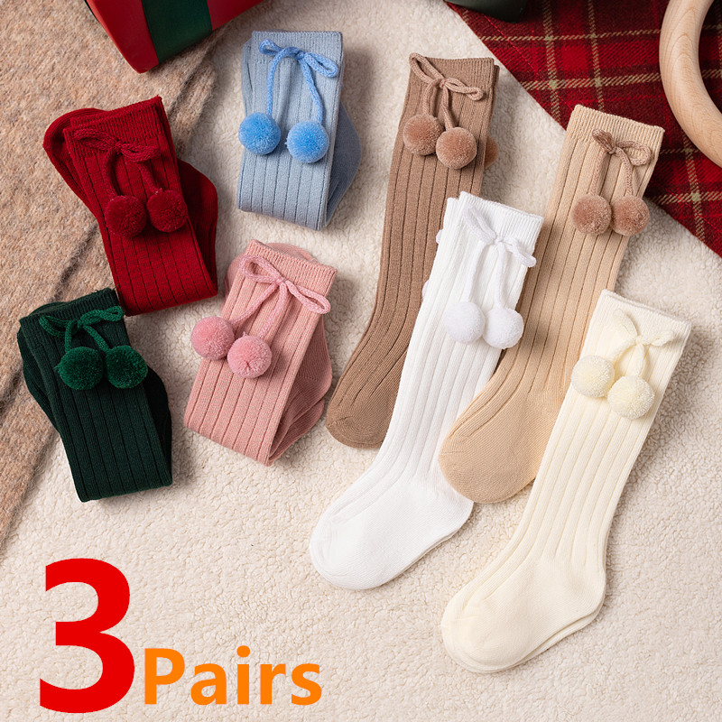 3Pairs/Lot Baby Ball Knee High - đánh giá và giá Baby Sock Oximeter