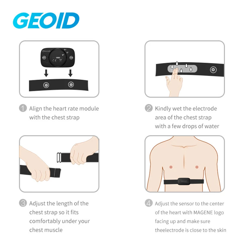 GEOID HS500 Heart Rate Monitor - đánh giá và giá Breath Rate Monitor