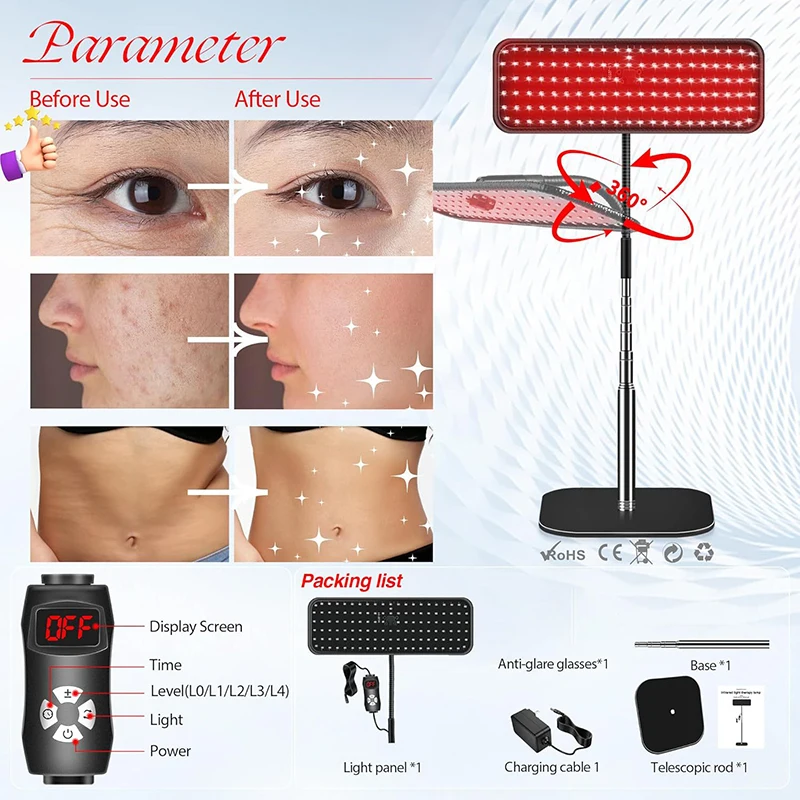 Near Infrared Light Panel 660n - đánh giá và giá Galvanic Skin Sensor