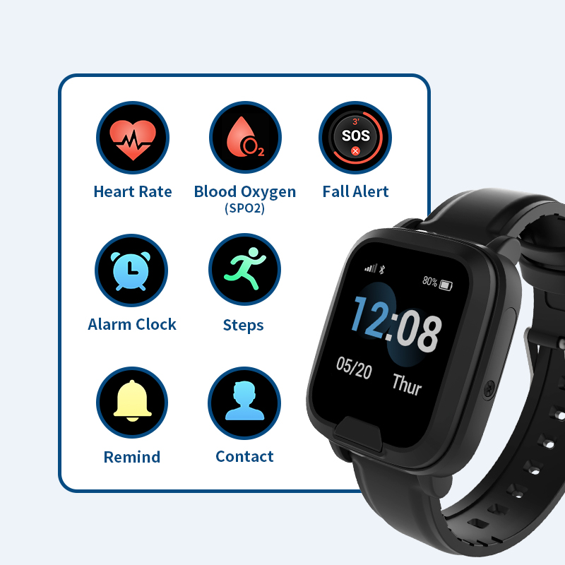 Fall Detection 4G Elderly Smar - đánh giá và giá Fall Detection Watch